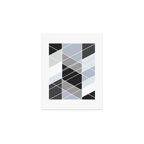 Fimbis Nordic Slant Geometric Art Print