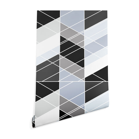 Fimbis Nordic Slant Geometric Wallpaper