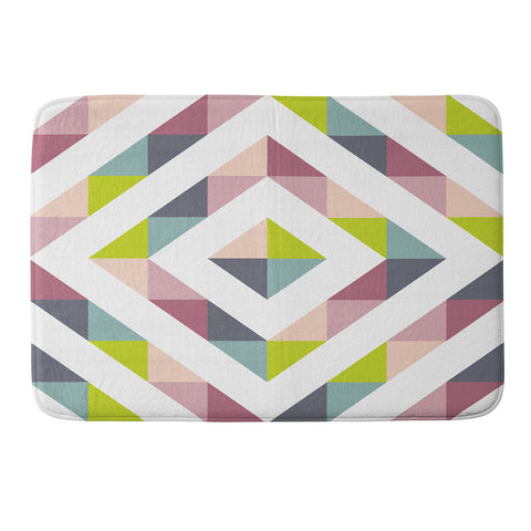 Fimbis Patchwork Spring Memory Foam Bath Mat