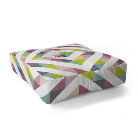 Fimbis Patchwork Spring Floor Pillow Square