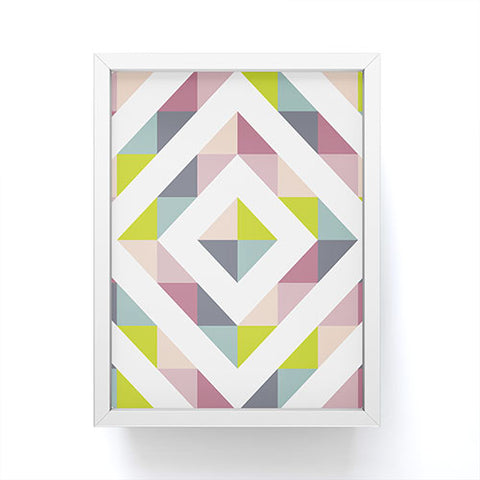 Fimbis Patchwork Spring Framed Mini Art Print