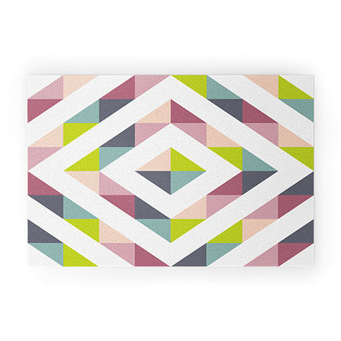 Fimbis Patchwork Spring Welcome Mat