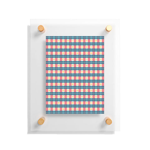 Fimbis Plaid Sun Floating Acrylic Print