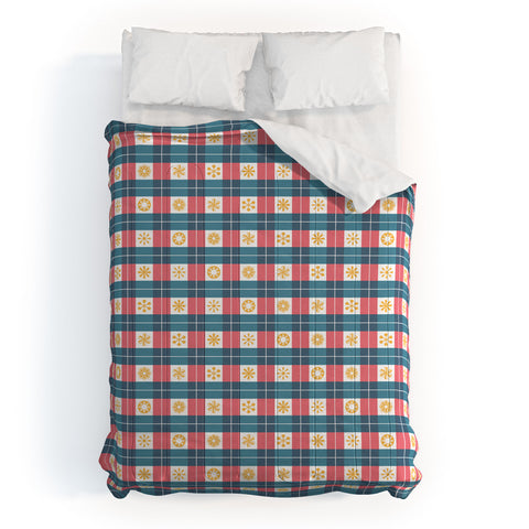 Fimbis Plaid Sun Comforter