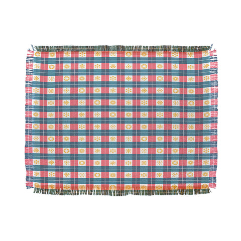 Fimbis Plaid Sun Throw Blanket