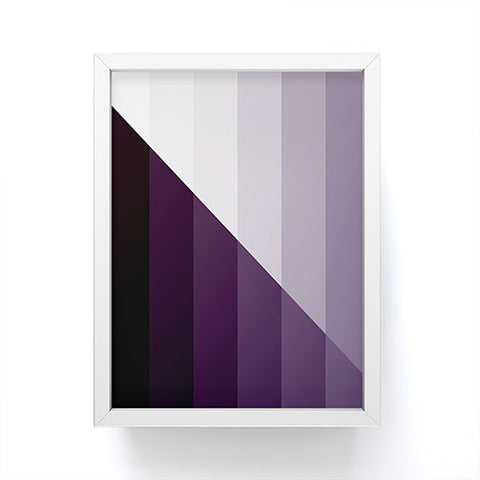 Fimbis Purple Gradient Framed Mini Art Print