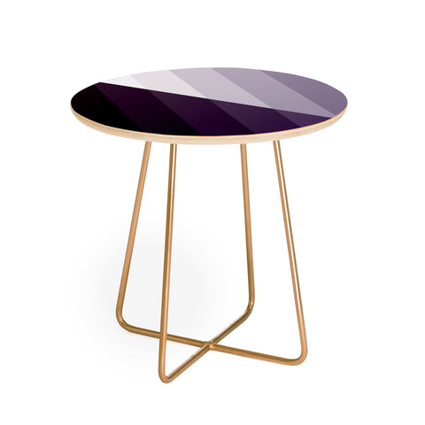 Fimbis Purple Gradient Round Side Table