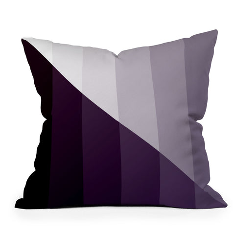 Fimbis Purple Gradient Throw Pillow