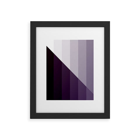 Fimbis Purple Gradient Framed Art Print