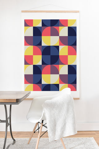 Fimbis Quarters Quilt Art Print And Hanger