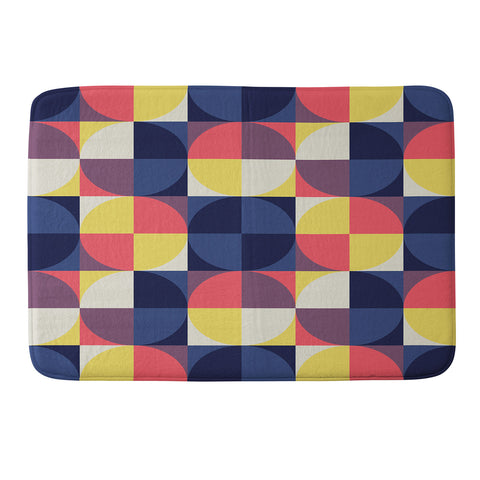 Fimbis Quarters Quilt Memory Foam Bath Mat