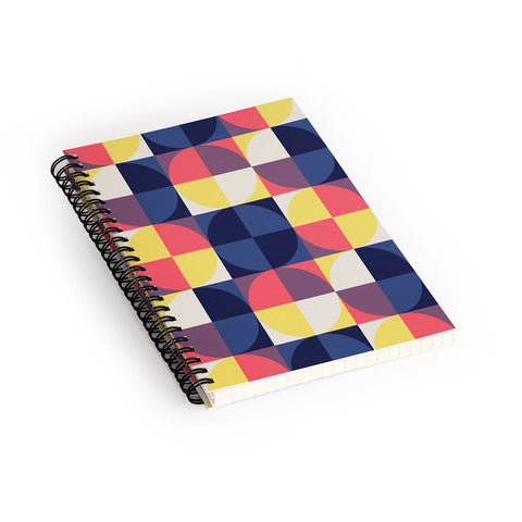 Fimbis Quarters Quilt Spiral Notebook