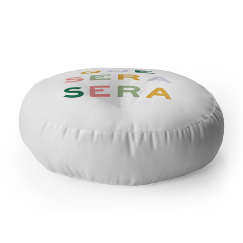 Fimbis Que Sera Sera Floor Pillow Round