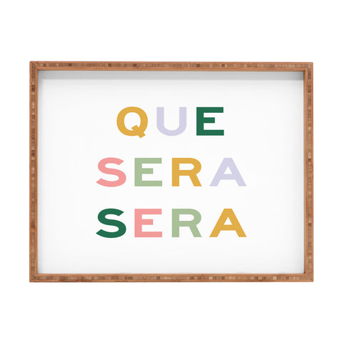 Fimbis Que Sera Sera Rectangular Tray