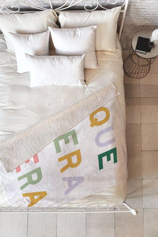 Fimbis Que Sera Sera Fleece Throw Blanket