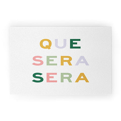 Fimbis Que Sera Sera Welcome Mat