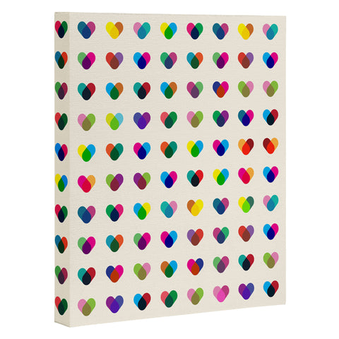 Fimbis Rainboheart Art Canvas