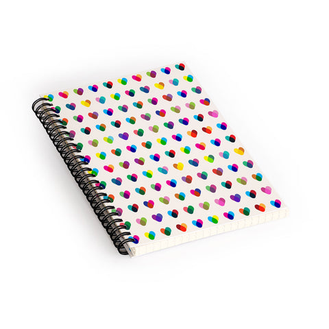 Fimbis Rainboheart Spiral Notebook