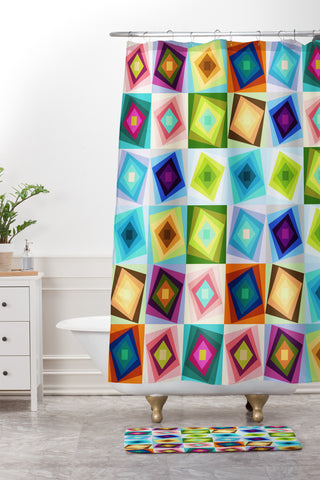 Fimbis Raizo Shower Curtain And Mat