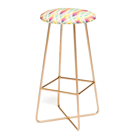 Fimbis Retro Circles Bar Stool