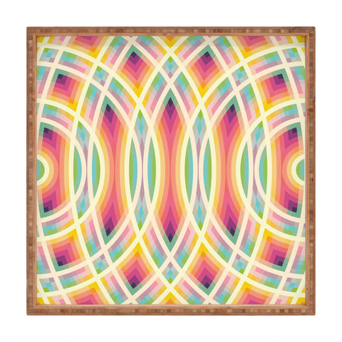 Fimbis Retro Circles Square Tray