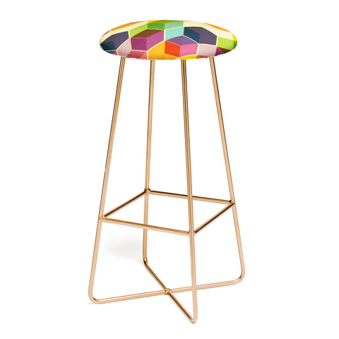 Fimbis Retro Hexagonzo Bar Stool