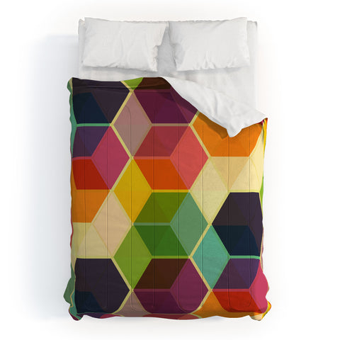 Fimbis Retro Hexagonzo Comforter