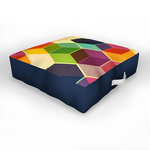 Fimbis Retro Hexagonzo Outdoor Floor Cushion