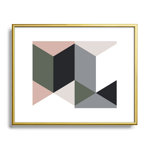 Fimbis Ruby Quatro Metal Framed Art Print