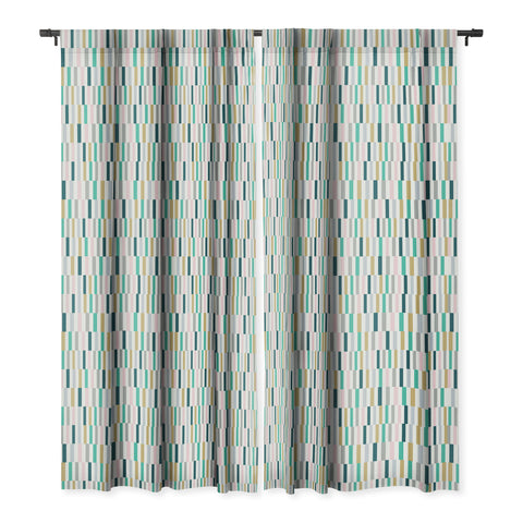 Fimbis Scandi Stripes Blackout Window Curtain