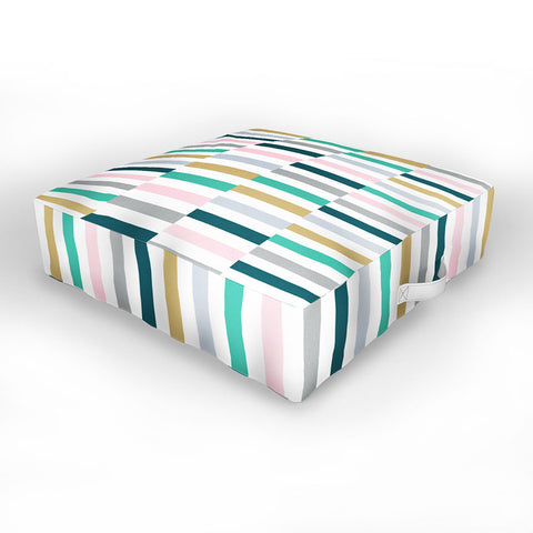 Fimbis Scandi Stripes Outdoor Floor Cushion