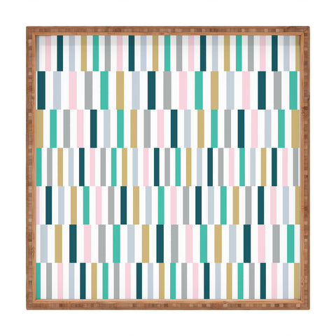 Fimbis Scandi Stripes Square Tray
