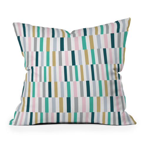 Fimbis Scandi Stripes Throw Pillow