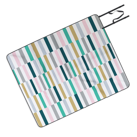Fimbis Scandi Stripes Picnic Blanket