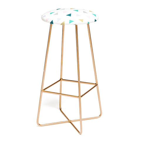 Fimbis Scandi Triangles Bar Stool