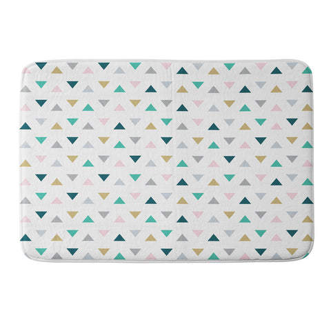 Fimbis Scandi Triangles Memory Foam Bath Mat