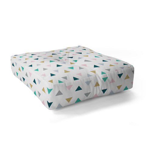 Fimbis Scandi Triangles Floor Pillow Square