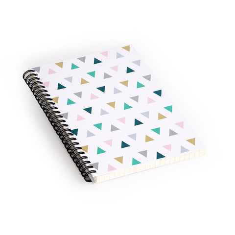 Fimbis Scandi Triangles Spiral Notebook