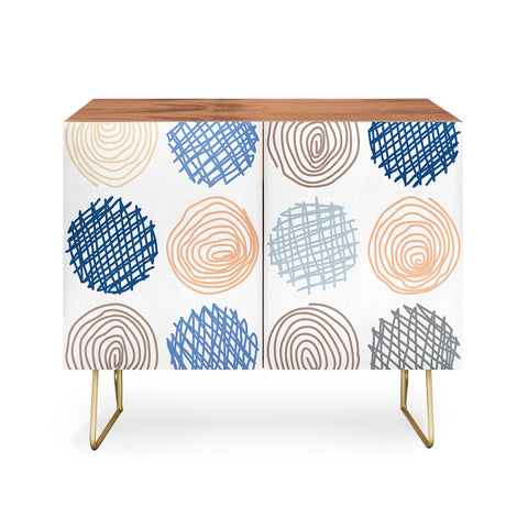 Fimbis Scribble Circles 1 Credenza