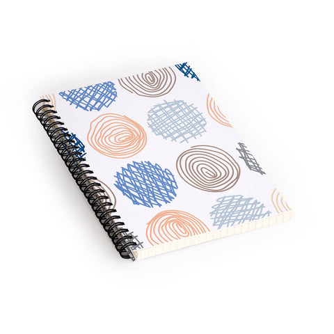 Fimbis Scribble Circles 1 Spiral Notebook