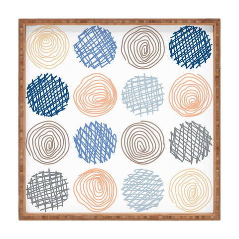 Fimbis Scribble Circles 1 Square Tray