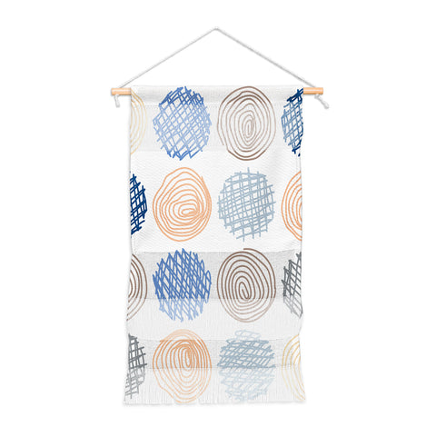 Fimbis Scribble Circles 1 Wall Hanging Portrait