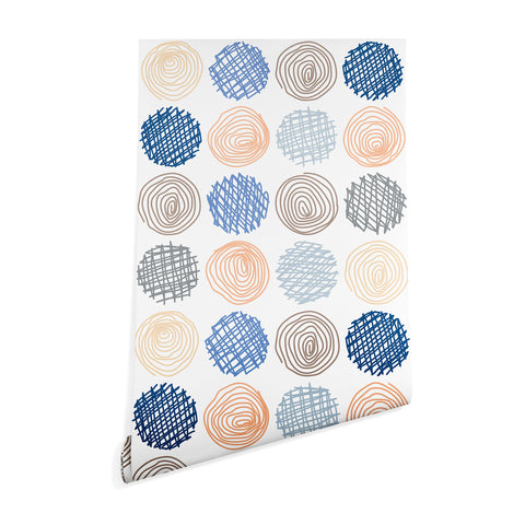 Fimbis Scribble Circles 1 Wallpaper