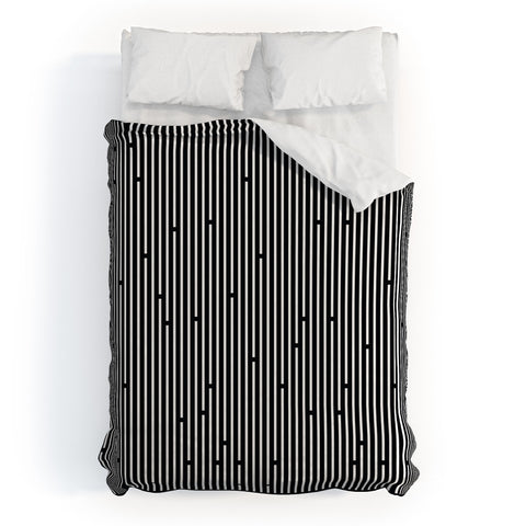 Fimbis Ses Black and White Duvet Cover