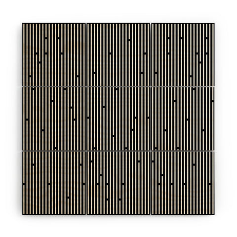 Fimbis Ses Black and White Wood Wall Mural