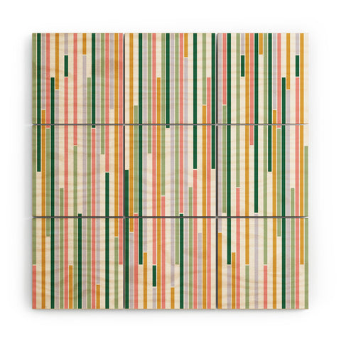 Fimbis Ses Five Wood Wall Mural