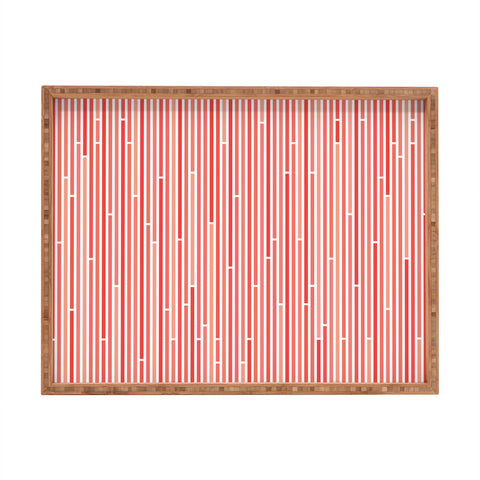 Fimbis Ses Living Coral Rectangular Tray