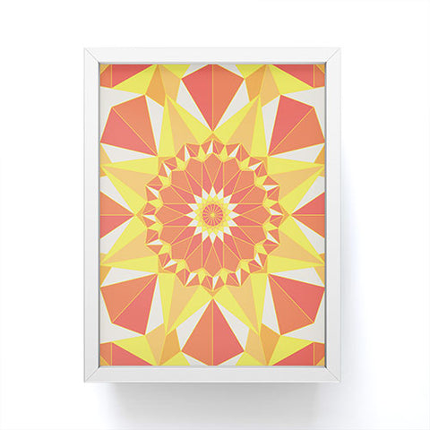 Fimbis Simetree Sun Framed Mini Art Print