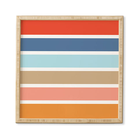 Fimbis Six Stripes Framed Wall Art