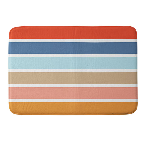 Fimbis Six Stripes Memory Foam Bath Mat